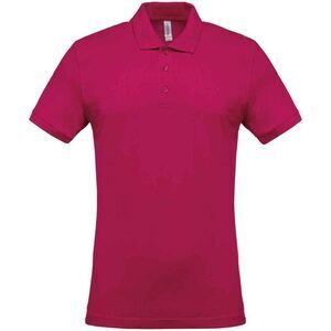 Kariban Mens Pique Polo Shirt / Fuchsia